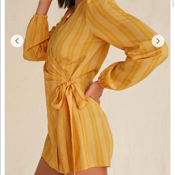 NWT FOREVER 21 STRIPED WRAP ROMPER - Picture 7 of 9